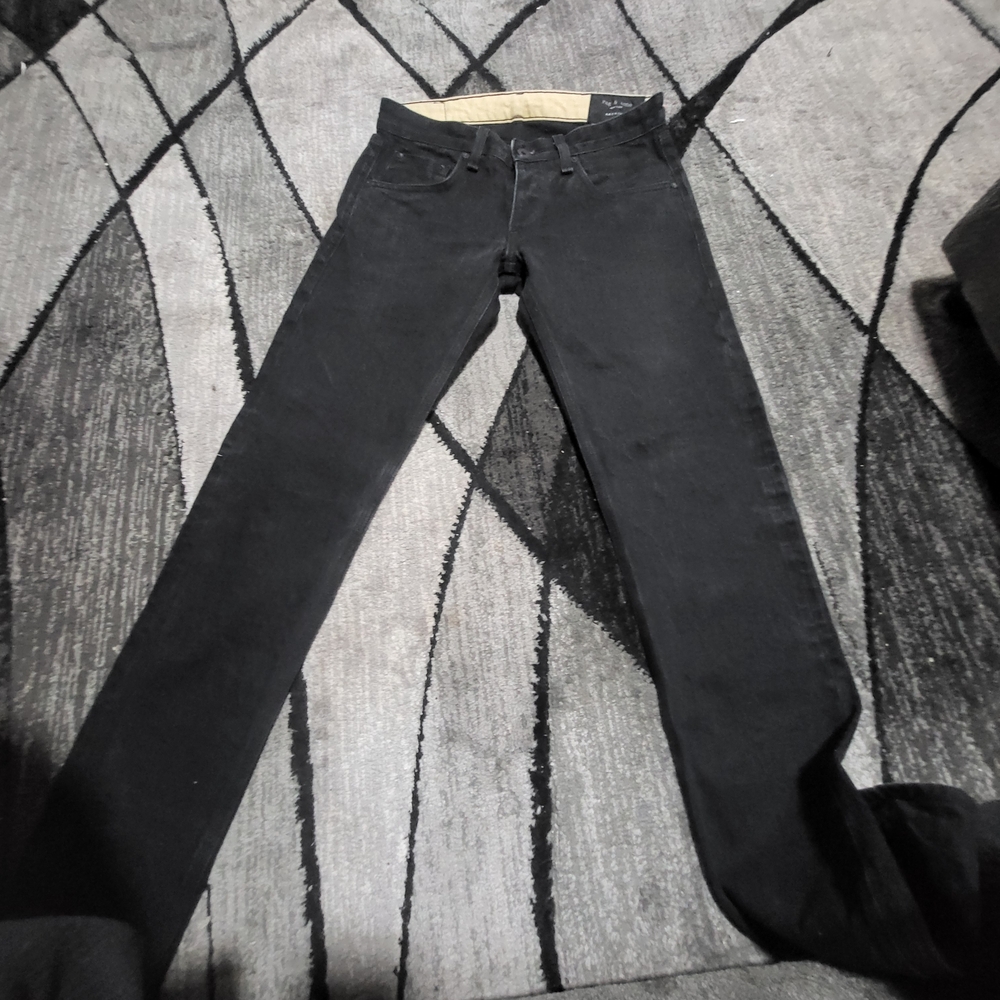 rag & bone Women's Black Skinny Jeans